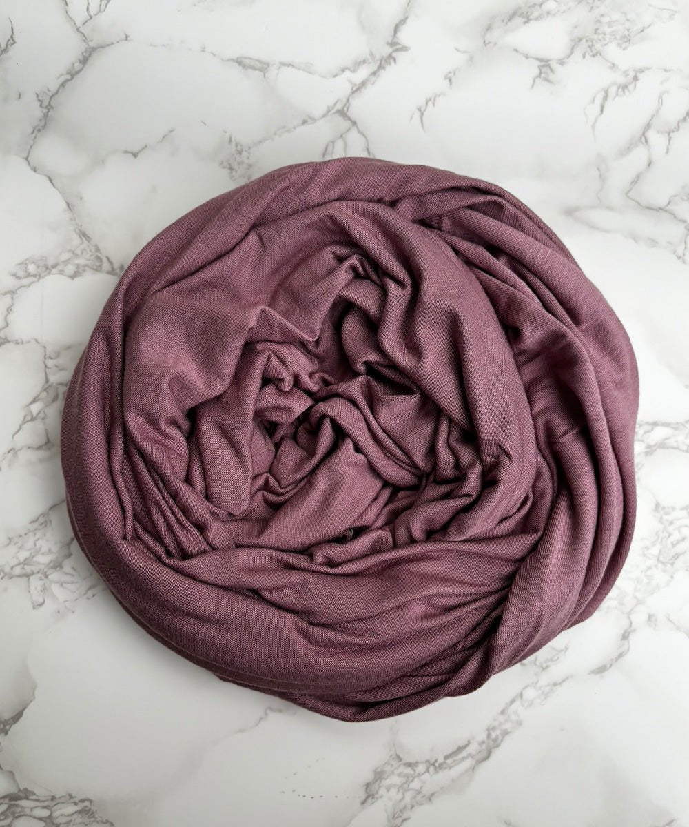 Mauve Rose Premium Jersey Hijab - Jersey